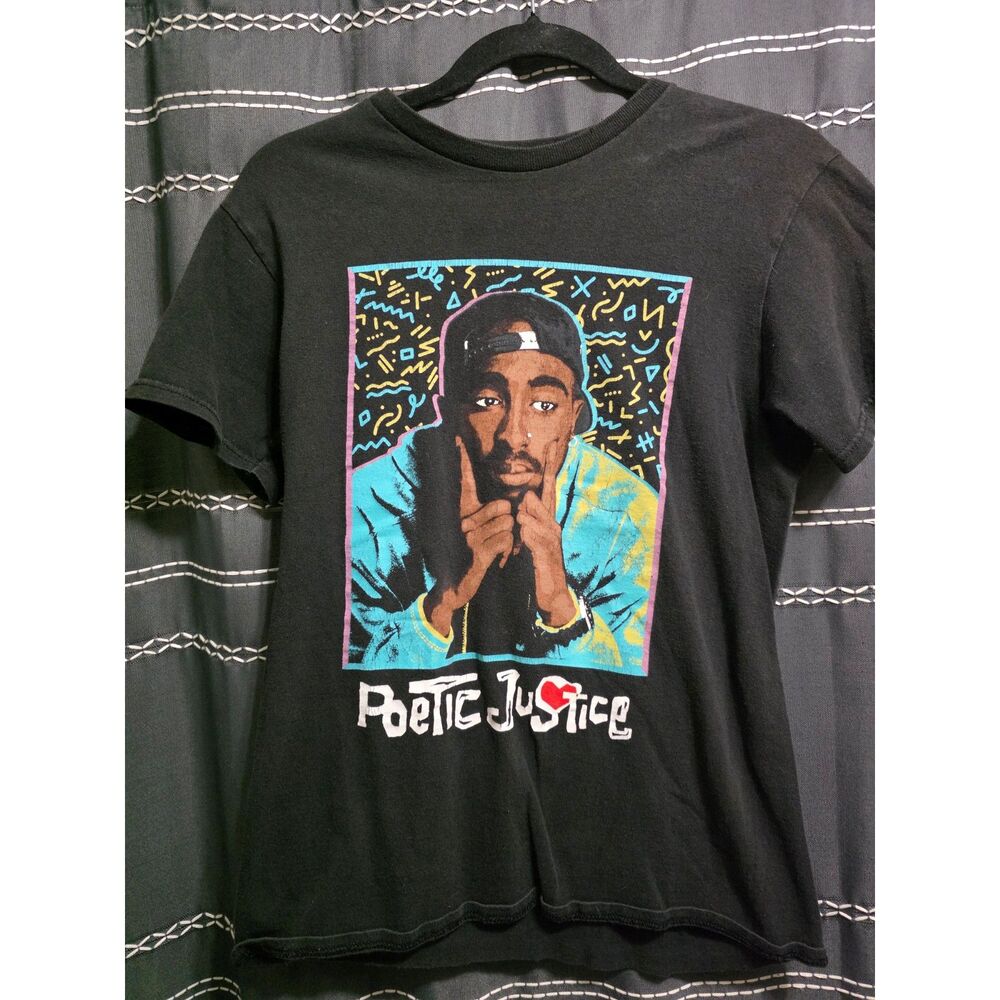 Chemistry Tupac Poetic Justice Graphic Tee Black Size S